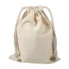 Bags 1Pc Cotton Drawstring Storage Bag Christms Wedding Gift DIY Plain Pouch Reusable Home Organize Dustbag 15*20 22*28 30*40 10*12