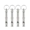 Whistles Puppy Pet Dog Whistle Twotone Ultrasone Flute Stop Stop Barking Ultrasone Sound Repeller Cat Training Keychain