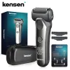 Shavers kensen s20 rasoio elettrico per uomini 3d bloat mobile lama sostituibile ipx6 impermeabile USB ricaricabile a rasatura a barba Machine da uomo Razor