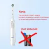 Huvuden Oral B Electric Tooth Brush 4010 Förskott Power Tandborste Precision Clean Teeth Ta bort plack med extra ersättningsborstehuvuden