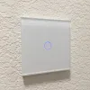Kontroll Stair Switches Tuya WiFi Smart Switch Touch Sensor LED -lampor Interruptor 2way Control Alexa Google Smart Home Glass Panel