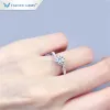 リングTIANYU GEMS 6mm Moissanite Ring for Women Center 0.75ct Round Cut Diamond 14K 18K Real Gold Vintage Style Lady Gemstone Jewelry