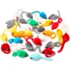 Spielzeug 36pcs Pelz Mäuse Katze Spielzeug Rassel Maus Katzenspielzeug verschiedene interaktive Katzenspielzeug für Innenkätzchen Katze Fang Play Maus Spielzeug Sound Maus