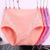 Women's Panties Daily Wear Super Soft Cotton Crotch Obesity Briefs Middle Aged For Sleeping