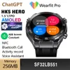 HK5HERO Akıllı Saat AMOLED SCRECE NFC Kalp Hızı ve Kan Basıncı Tespit Çok Fonksiyonel Egzersiz