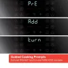 Fryers 4 Qt Digital Air Fryer med guidad matlagning, svart GAF486