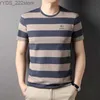 Herren Casual Shirts Top Leinenfärbungsprozess Cotton New Summer Brand Top Mens Designer T-Shirt Kurzarm Casual Fashion Herren Kleidung YQ240422