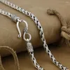 Chains Diameter 3.0mm 925 Sterling Silver Fashion Necklace Length 20 Inches Chain 8L012