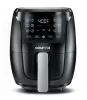 Fryers 4 Qt Digital Air Fryer with Guided Cooking, Black GAF486