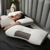 Kuddar Cervical Orthopedic Neck Pillow Hjälp sömn och skydda kuddhalshuset Sojabön Fiber Spa Massagekudde för att sova