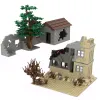 كتل MOC MOC Military Battlefield WW2 TURINS Weapons Fortress Model Blockhouse Building Build Build Army Architecture Bricks Toy Kid Gift