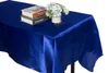 Table Cloth Square Tablecloth Wedding Banquet Spot Wholesale Decoration Satin Black