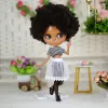 Poupées Icy DBS Blyth Doll 1/6 bjd jouet articulatif Corps foncé coiffure afro Hair 30cm Doll Anime Girls
