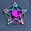 Декомпрессия игрушка Metal Fidget Spinner Fidget Toys для взрослых детей Красочная ручная спиннер EDC снимает стресс смешные прядильщики A T240422