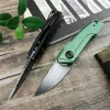 AU tot KS 7250 Lancering 9 Mini Pocket Knife CPM 154 Blade 6061-T6 Aluminium Handgreep Outdoor Bushcraft Camping Mes Vouwen EDC Tool