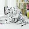 Puppen 30120 cm Riese weißer Tiger Plüschspielzeug weiches Wildtierkissen Tierpuppe gelb Tiger Schwarz Leopard Panther Spielzeug für Kinder
