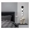 Vägglampor Artpad Golden Black Metal Sconce Vanity Light for Corridor Badrums -TV -bakgrund - Dekorativ belysningsarmatur med G9 B DHDKA