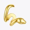 Brincos Enfashion Punk Curve Snake Ear Clip em Brincos para Mulheres Irregular Gold Color Ears Earingings Jóias de moda Presentes E1177