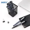 12st stor kapacitet 0,5 0,7 1,0 Rollerball Pen Commerce Office Signature Learning Writing Black Ink Holder Design