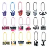 Key Rings 18pcs Cheerleading Keychain Bead Keychains MTI Color Charm Ring Hangende ketenen Juweliers Accessoires voor tassen Girls Bracelet OTUAH