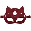 Forniture per feste maschera per nightclub in pelle per la personalità maschere halloween regalo di Natale costume da donna