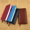 Multifunctional PU Leather Small Notebook A7 Calendar Mini Pen Business Office Work Laptop