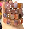 Strands Natural Botswana Agate/Sardonyx Stone Beads Bracelet Natural Gemstone Bangle Fine Jewelry Woman For Gift Wholesale !