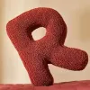 人形ins英語の文字枕ノルディックソファクッションベッドスロー枕写真小道具おもちゃティーチングワードゲームリビングルームの装飾