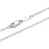 Chains Pure Solid Platinum 950 Collier Lucker O Chain Link Link Lobster Clasp Stamp PT950