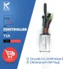 Contrôleur d'évitement Lights 36V 48V 250W 350W 15A 6 MOSFETS KT Contrôleur Contrôleur de vélo électrique sans ballot