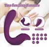 App Controle remoto clitóris de vibradores vestíveis G Spot Spot Invisible Butterfly Panty Vibradores recarregáveis para adultos brinquedos sexuais para mulheres