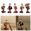 Figurines décoratives japonaise Geisha Kimono Doll 12inch Asian Kabuki Figure Girl Statue pour armoire de bureau de salon