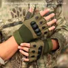 Главные перчатки с половиной пальцев наружные военные тактические перчатки