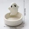 Candle Holders Ceramics Ghost Holder Tealight Wedding Table Decor Cute Shape For Home Party