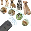 Weerstoten leidde Pet Dogs Anti Barking Stop Bark Training Tool Repellent Control Device Ultrasone honden afschrikmiddel Silencer Repellers