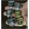 Rings Cluster Rings Alabama 6pcs Crimson Tide Saban National Football Team Championship Ring con il regalo per i fan dei fan di Wooden Display Box Souvenir Dhs2K