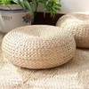 Pillow Straw Futon Padded Sitting Pier Japanese Tatami Yoga Steel Frame Bay Window Mat Footstool