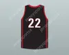 Niestandardowy numer nazwy Męscy młodzież/dzieci Kawhi Leonard 22 Martin Luther King High School Wolves Black Basketball Jersey 5 Top Sched S-6xl