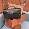 Luxus fi Tasche Tasche Klassische vielseitige Umhängetasche Strauße echte Lederhandtasche Frauenbeutel Crossbody -Geldbörse Z8CY#