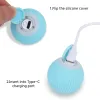 Toys Smart Cat Toy Ball Sall Intelligent Funny Cat Ball a 360 gradi Ruolabile con giocattolo interattivo per gatto LED USB PALL