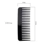 1Pcs 19 Teeth Tooth Comb Large Wide Black Plastic Pro Salon Barber Hairdressing Combs Reduce Hair Loss Hair Care Tool