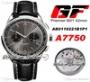 GF Premier B01 ETA A7750 Chronographe Automatic Mens Watch Arear Case Noir AB0118221B1P1 Black Leather Edition 42 PTBL P1027076