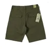 Men's Shorts BOB DONG Vietnam War OG-107 Pants Vintage Herringbone Military For Men