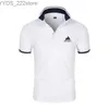 Chemises masculines T-shirts à manches courtes Summer Shirts Bureau de jeunesse à manches courtes et respirantes T-shirts YQ240422