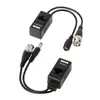 2024 1 Par BNC till RJ45 Passiv videopower + Audio Balun Transceiver för CCTV Camerafor CCTV Camera Audio Balun