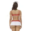 Lingerie professionnelle et amusante, ensemble sexy à trois points en uniforme infirmier en trois points