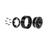 Stands 4Pcs 1.3 Inch Metal Beadlock Wheel Rim Wheel Hub for TRX4M 1/18 RC Crawler Car Upgrade Parts Accessories,5