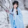 Cosplay Stage Wear TV -film Hanfu Pak Chinese Traditionele kleding voor vrouwen Volwassen oude prinses Fairy Costumes Long Robe Long Robe