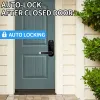 Contrôle TTLOCK Smart Door Lock Digital Electronic Door Lock Travail avec Alexa Remote Déverrouillage Lock sans clé Lock de porte d'empreintes digitales