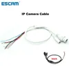 Câble réseau de caméra IP pour CCTV IP Utiliser le remplacement du câble RJ45 par l'alimentation DC12V